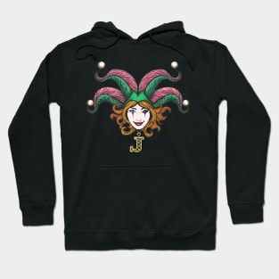 Joker Girl Face Hoodie